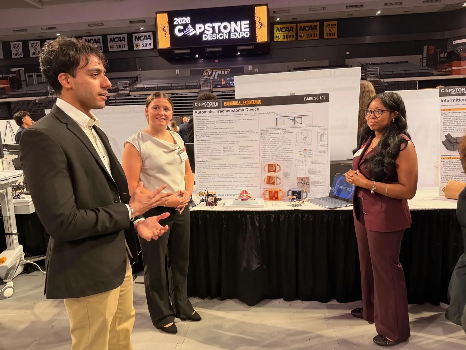 Students present tracheotomy device